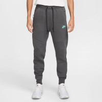 Nike Tech Fleece Sportswear Trainingspak Donkergrijs Wit Turquoise