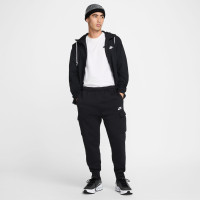 Nike Sportswear Club Fleece Cargobroek Zwart Wit