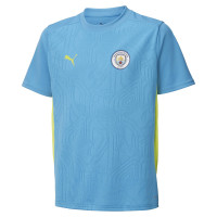 PUMA Manchester City Trainingsshirt 2024-2025 Lichtblauw Geel