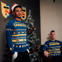 SC Cambuur Kerstrui En Kerstsokken Blauw Geel