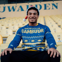 SC Cambuur Kerstrui En Kerstsokken Blauw Geel