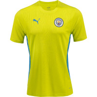 PUMA Manchester City Trainingsshirt 2024-2025 Geel Lichtblauw