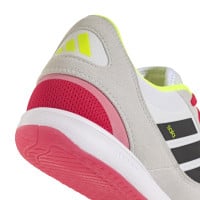 adidas Top Sala Competition II Zaalvoetbalschoenen (IN) Wit Grijs Rood Geel