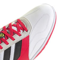 adidas Super Sala III Zaalvoetbalschoenen (IN) Wit Rood Grijs Geel