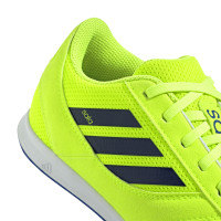 adidas Top Sala Competition II Zaalvoetbalschoenen (IN) Kids Neongeel Zwart Blauw