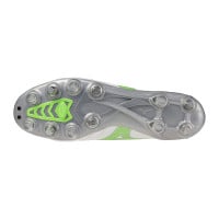 Mizuno Morelia Neo IV Beta Elite IJzeren-Nop Voetbalschoenen (SG) Zilver Felgroen