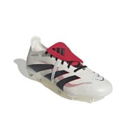 adidas Predator League FT Gras / Kunstgras Voetbalschoenen (MG) Wit Zwart Rood