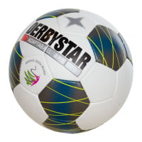 Derbystar Adaptaball APS Voetbal Maat 5 Wit Blauw Geel