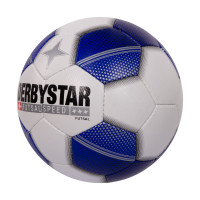 Derbystar Futsal Speed Zaalvoetbal Maat 4 Wit Blauw Zwart