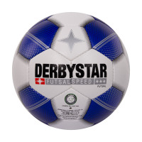 Derbystar Futsal Speed Zaalvoetbal Maat 4 Wit Blauw Zwart