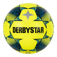 Derbystar Classic Light II Kunstgras Voetbal Maat 5 Geel Blauw Zwart