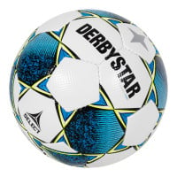 Derbystar Classic Light II Voetbal 8 x 1 Vlakken Maat 5 Wit Blauw Geel