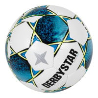 Derbystar Classic Light II Voetbal 8 x 1 Vlakken Maat 5 Wit Blauw Geel