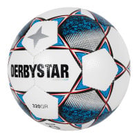 Derbystar Classic Light II 320G Voetbal Maat 5 Wit Blauw Rood