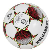 Derbystar Classic Super Light II Voetbal 4 x 3 Vlakken Maat 4 Wit Rood Geel