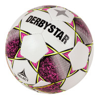 Derbystar Classic Energy TT II Voetbal 8 x 1 Vlakken Maat 5 Wit Roze Geel