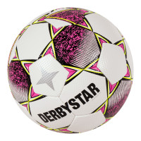 Derbystar Classic Energy TT II Voetbal 8 x 1 Vlakken Maat 5 Wit Roze Geel