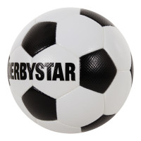 Derbystar Brillant Retro II Voetbal Maat 5 Wit Zwart Rood