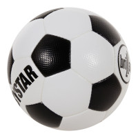 Derbystar Brillant Retro II Voetbal Maat 5 Wit Zwart Rood