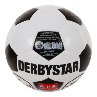 Derbystar Brillant Retro II Voetbal Maat 5 Wit Zwart Rood