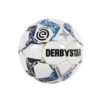 Derbystar Eredivisie Mini Voetbal Maat 1 2024-2025 Wit Blauw Zwart