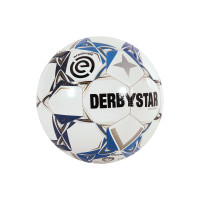 Derbystar Eredivisie Mini Voetbal Maat 1 2024-2025 Wit Blauw Zwart