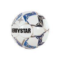 Derbystar Eredivisie Mini Voetbal Maat 1 2024-2025 Wit Blauw Zwart