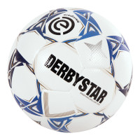 Derbystar Eredivisie Brillant APS Voetbal Maat 5 2024-2025 Wit Blauw Zwart