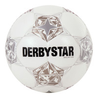 Derbystar Keuken Kampioen Divisie Brillant APS Voetbal Maat 5 2024-2025 Wit Bruin Zwart