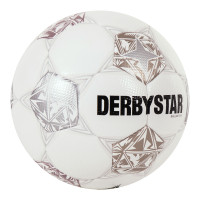 Derbystar Keuken Kampioen Divisie Brillant APS Voetbal Maat 5 2024-2025 Wit Bruin Zwart