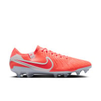 Nike Tiempo Legend 10 Elite Gras Voetbalschoenen (FG) Felrood Wit