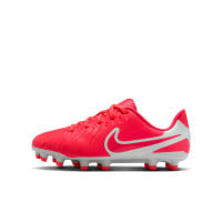 Nike Tiempo Legend 10 Club Gras / Kunstgras Voetbalschoenen (MG) Kids Felrood Wit