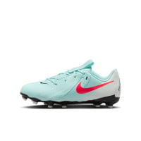 Nike Phantom GX II Academy Gras / Kunstgras Voetbalschoenen (MG) Kids Mintgroen Rood Zwart