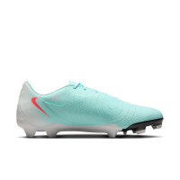 Nike Phantom GX II Academy Gras / Kunstgras Voetbalschoenen (MG) Mintgroen Rood Zwart