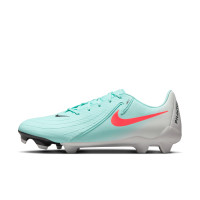 Nike Phantom GX II Academy Gras / Kunstgras Voetbalschoenen (MG) Mintgroen Rood Zwart