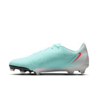 Nike Phantom GX II Academy Gras / Kunstgras Voetbalschoenen (MG) Mintgroen Rood Zwart