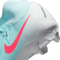 Nike Phantom Luna II Academy Gras / Kunstgras Voetbalschoenen (MG) Mintgroen Rood Zwart