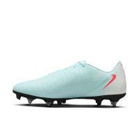 Nike Phantom GX II Academy IJzeren-Nop Voetbalschoenen (SG) Anti-Clog Mintgroen Rood Zwart