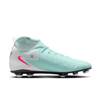 Nike Phantom Luna II Club Gras / Kunstgras Voetbalschoenen (MG) Mintgroen Rood Zwart