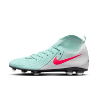 Nike Phantom Luna II Club Gras / Kunstgras Voetbalschoenen (MG) Mintgroen Rood Zwart