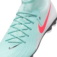 Nike Phantom Luna II Club Gras / Kunstgras Voetbalschoenen (MG) Mintgroen Rood Zwart