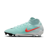 Nike Phantom Luna II Pro Gras Voetbalschoenen (FG) Mintgroen Rood Zwart