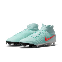 Nike Phantom Luna II Pro Gras Voetbalschoenen (FG) Mintgroen Rood Zwart