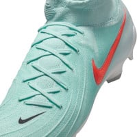 Nike Phantom Luna II Pro Gras Voetbalschoenen (FG) Mintgroen Rood Zwart