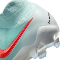 Nike Phantom Luna II Pro Gras Voetbalschoenen (FG) Mintgroen Rood Zwart