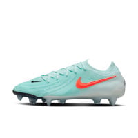 Nike Phantom GX II Elite IJzeren-Nop Voetbalschoenen (SG) Anti-Clog Mintgroen Rood Zwart