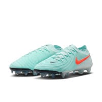 Nike Phantom GX II Elite IJzeren-Nop Voetbalschoenen (SG) Anti-Clog Mintgroen Rood Zwart