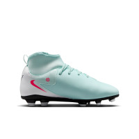 Nike Phantom Luna II Club Gras / Kunstgras Voetbalschoenen (MG) Kids Mintgroen Rood Zwart