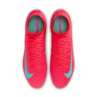 Nike Zoom Mercurial Superfly 10 Elite Gras Voetbalschoenen (FG) Rood Turquoise Roze