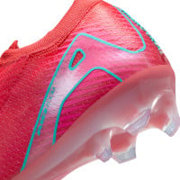 Nike Zoom Mercurial Vapor 16 Elite Gras Voetbalschoenen (FG) Rood Turquoise Roze